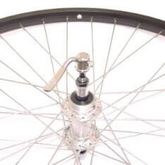 Roland Rear wheel 28 dropout freewheel Alu AS26 black zinc spk