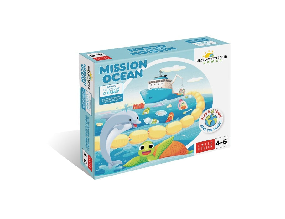 Game da tavolo dei giochi di avventerra Mission Ocean