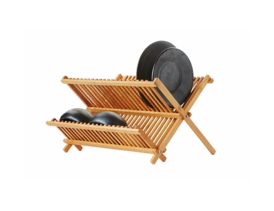 Rack de drenagem de rockshox - bambu dobrável