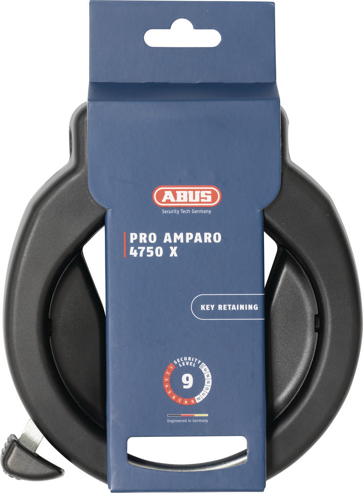 ABUS PRO AMPARO 4750X Art2 Blocco biciclette, nero