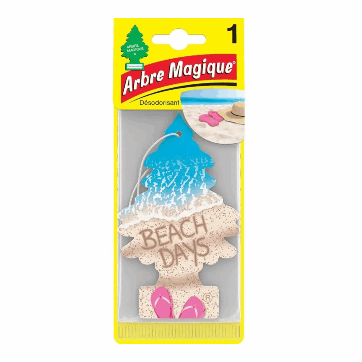 Wunder-baum scented trees air freshener wunderbaum beach-days air freshener