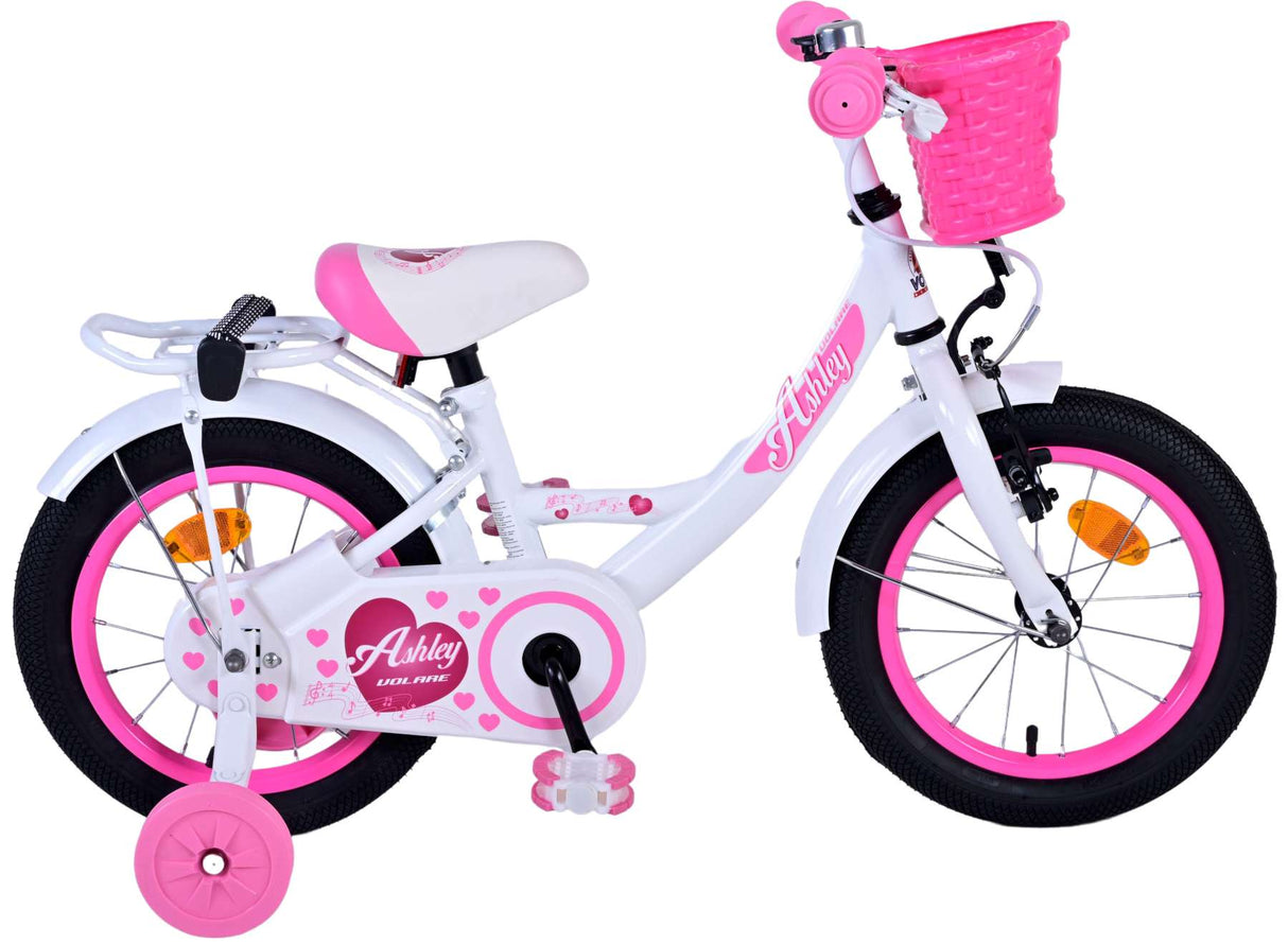 Volare Ashley Children's Bicycle - Girls - 14 pouces - rose