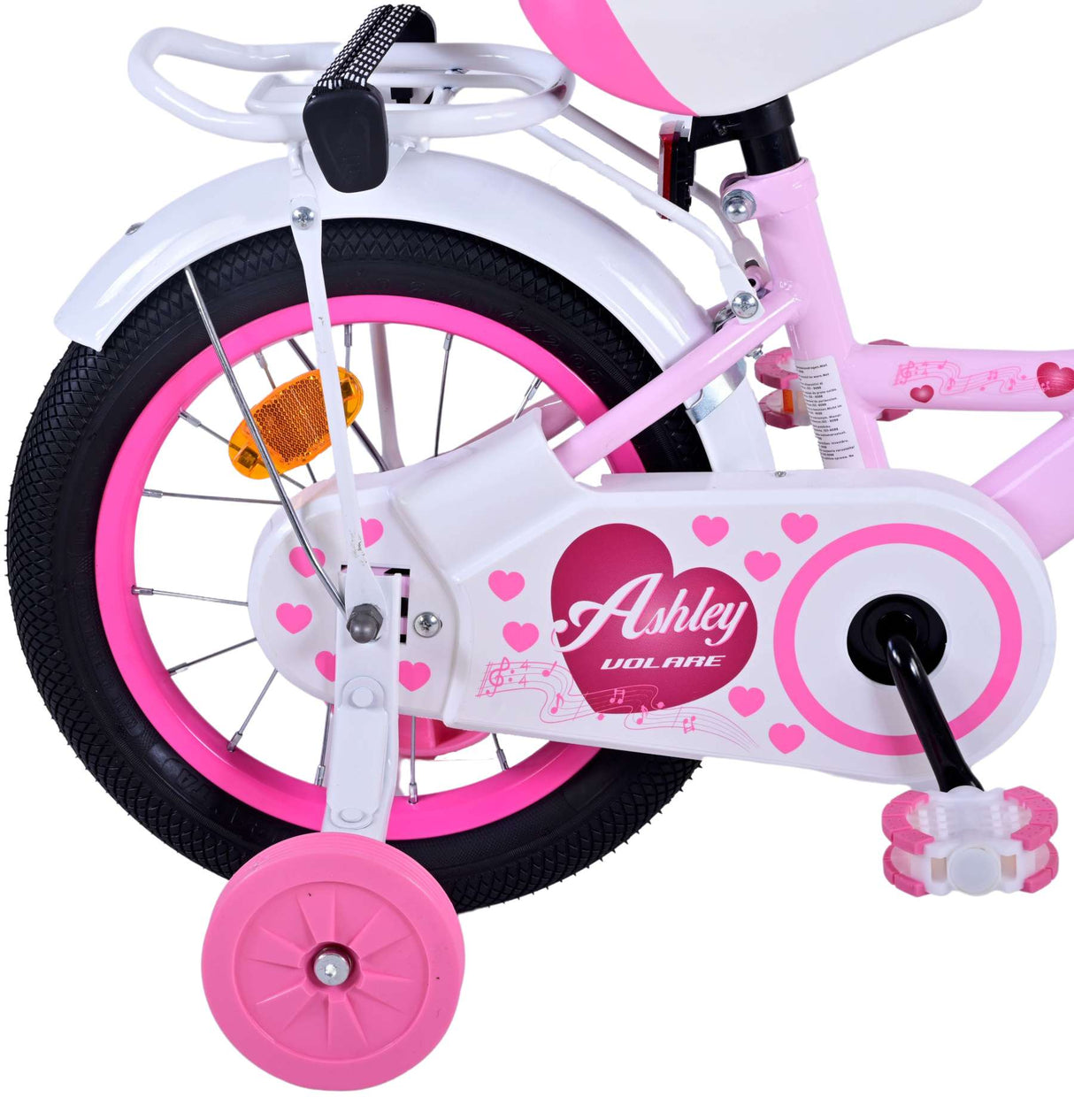 Volare Ashley Children's Bicycle - meninas - 14 polegadas - rosa