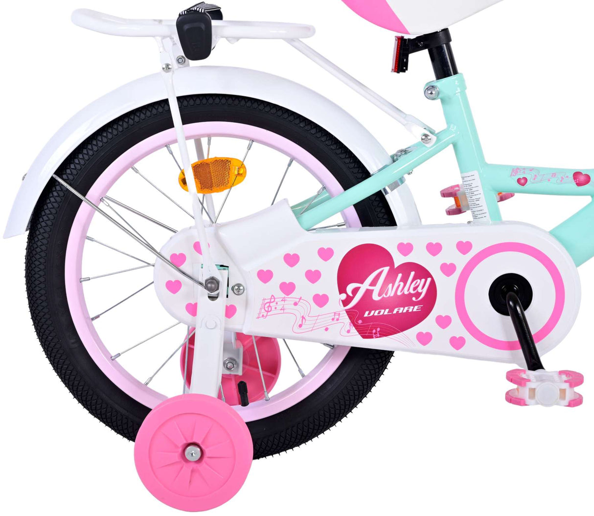 Volare Ashley Children's Bike Girls 16 palcové zelené
