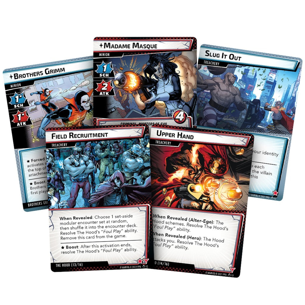 Asmodee Champions The Hood -scenariet