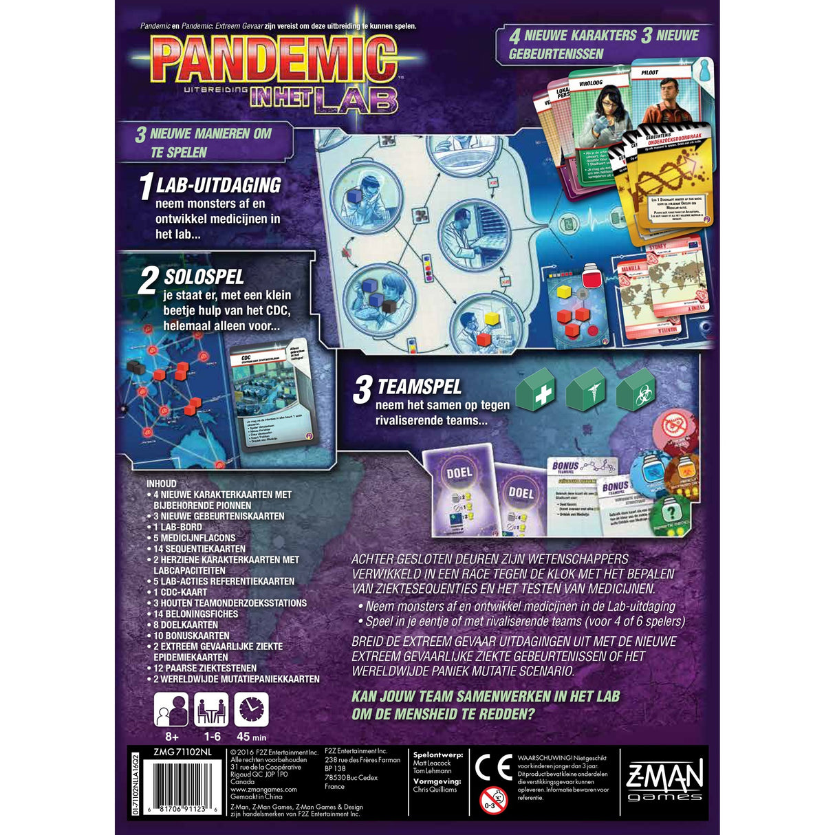 Asmodee Pandemic: im Labor