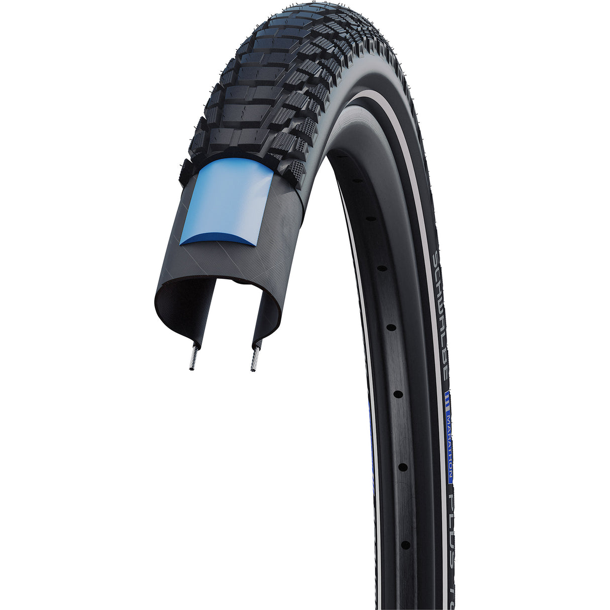 Schwalbe draadband marathon plus tour perf 55-622 +r zwart
