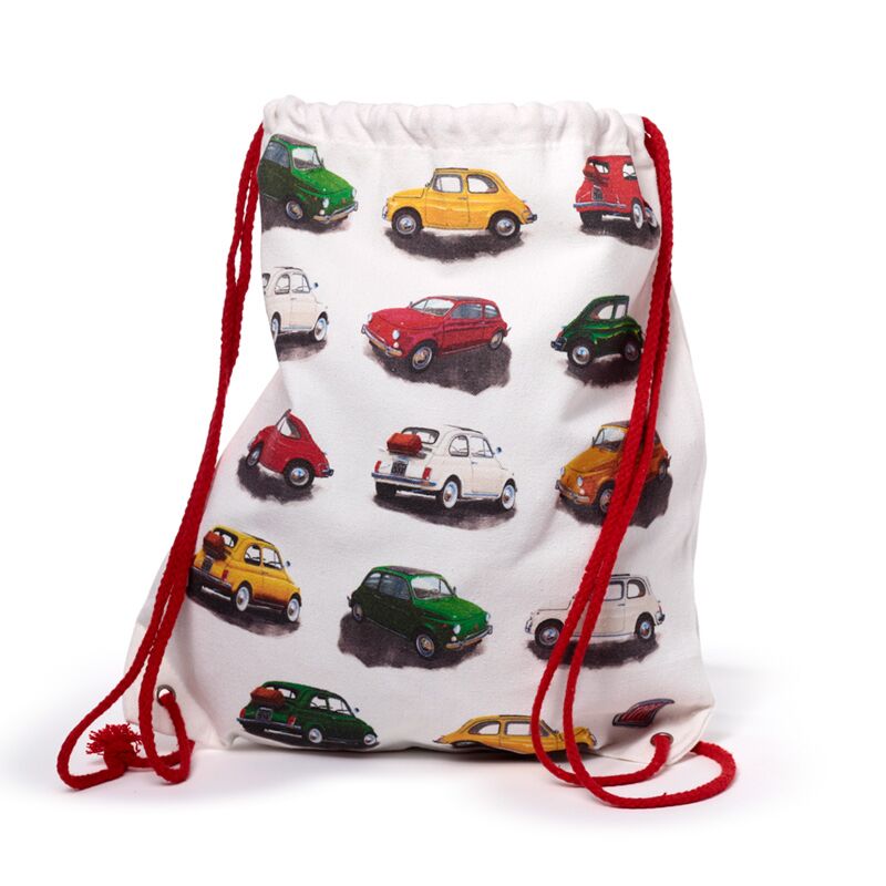 Fiat 500 Repeat Canvas Trekkoord Rucksack