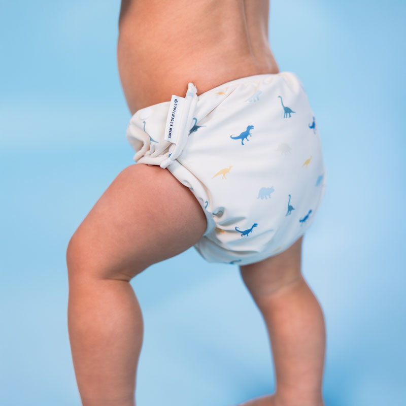 Dino | multi-colored washable swim diaper