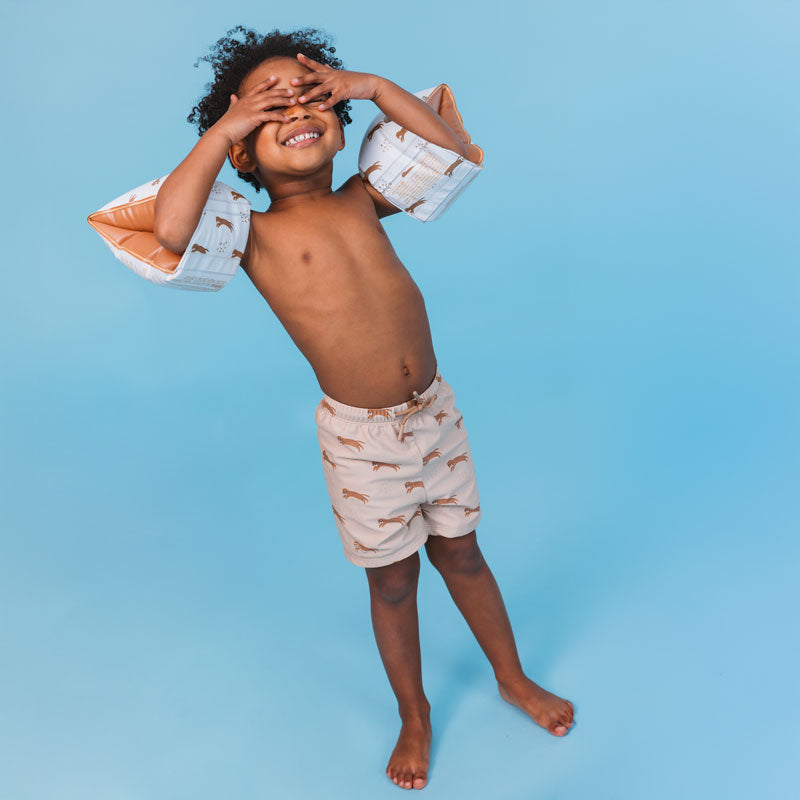 Roamer | brown UV swimming trunks for boys