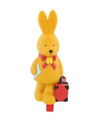Squeaky toy rabbit hare felix on card