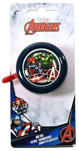 Zvonček na bicykel Rächer avengers - chlapčenský - červený