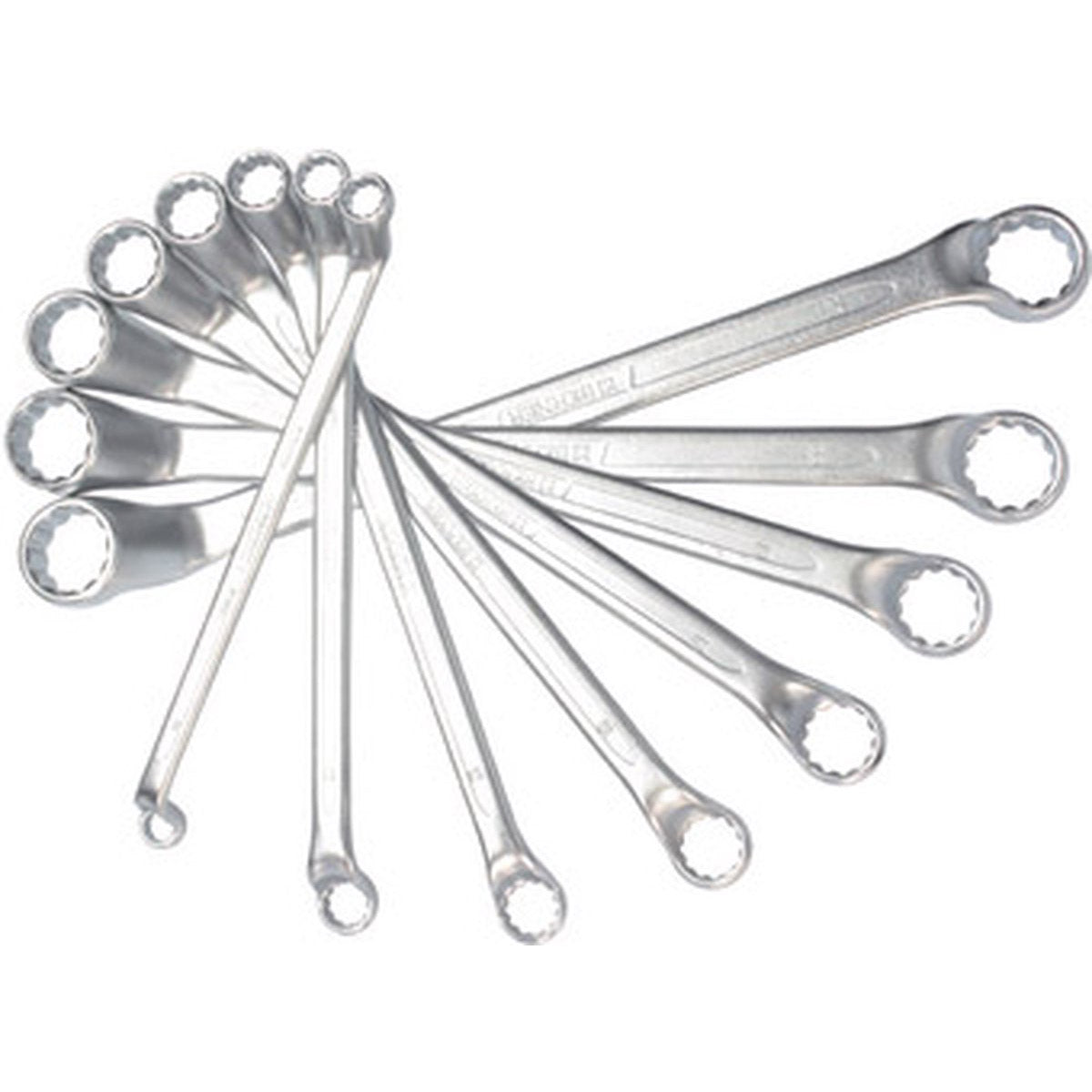 Cema Berner ring spanner set curved set 9 pieces 6-23mm