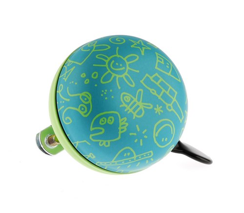 Nietslechtd nv ding dong bel 60mm upsite down green