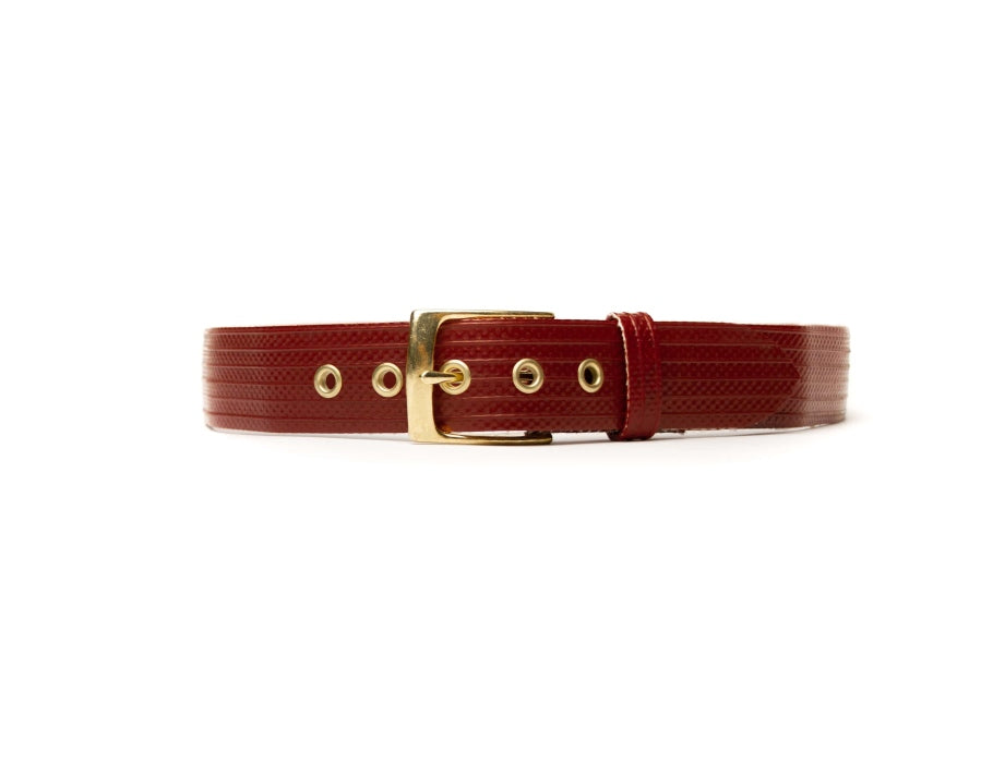 Bendl belt - fire hose - red gold - 4x85 cm