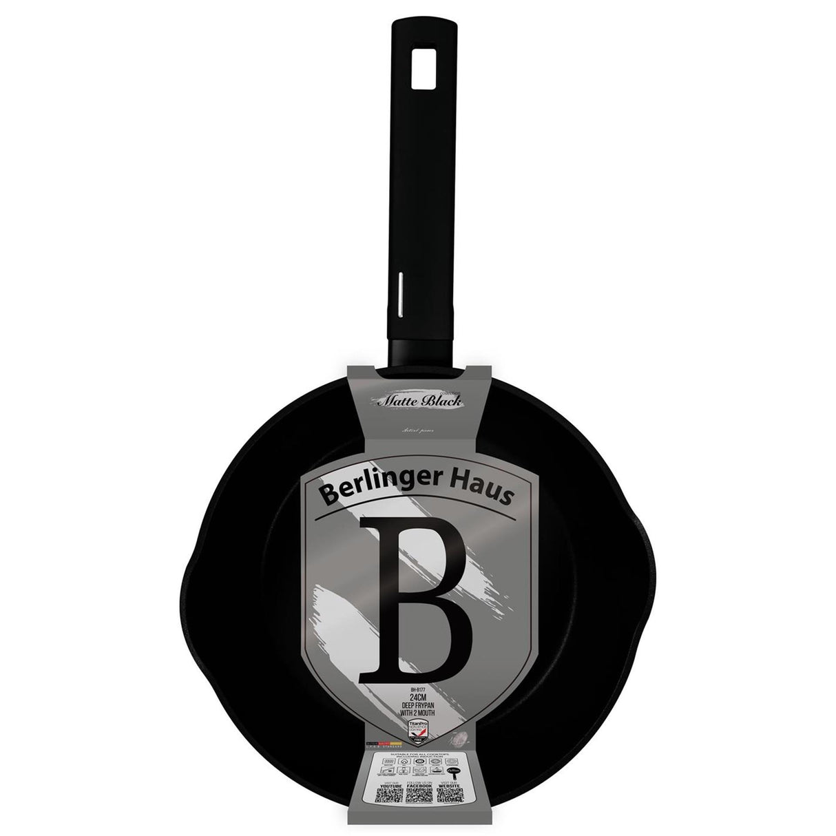 Berlingerhaus tiefe Bratpfanne 24cm