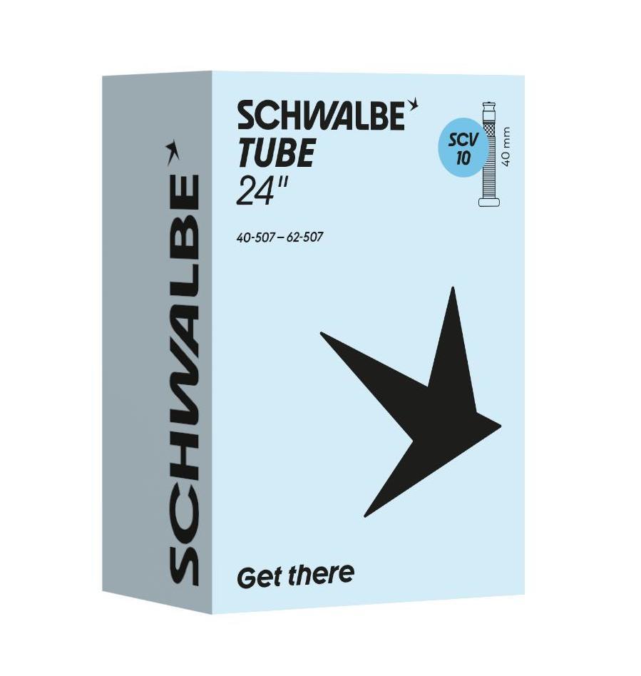 Schwalbe inner tube scv10 24 inch 40 62-507 click valve 40mm