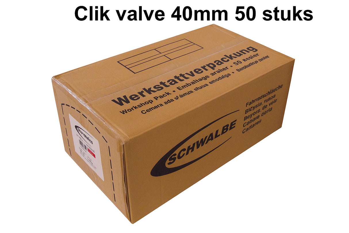 Schwalbe binnenband scv19 40 62-584 635 clik valve 40mm wp (50)