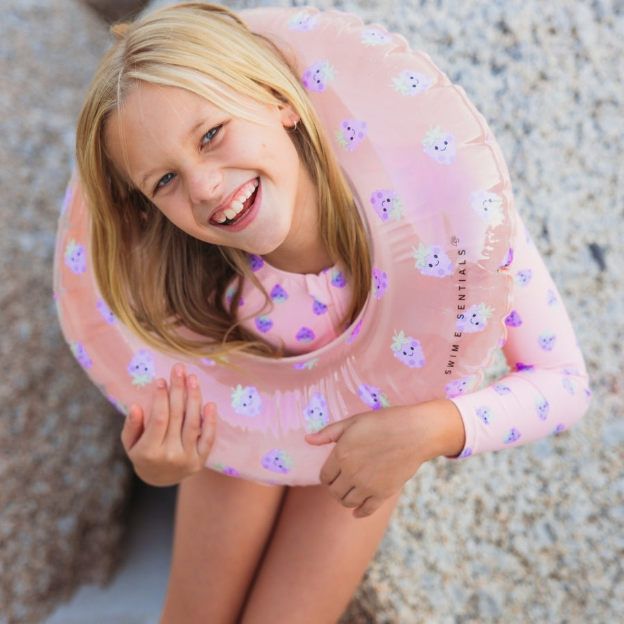 Blackberry | beige purple swimming ring ø 55 cm