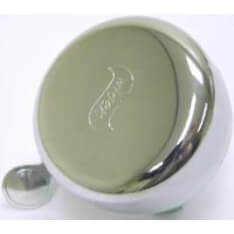 Widek bell, polished stainless steel, with steel clapper