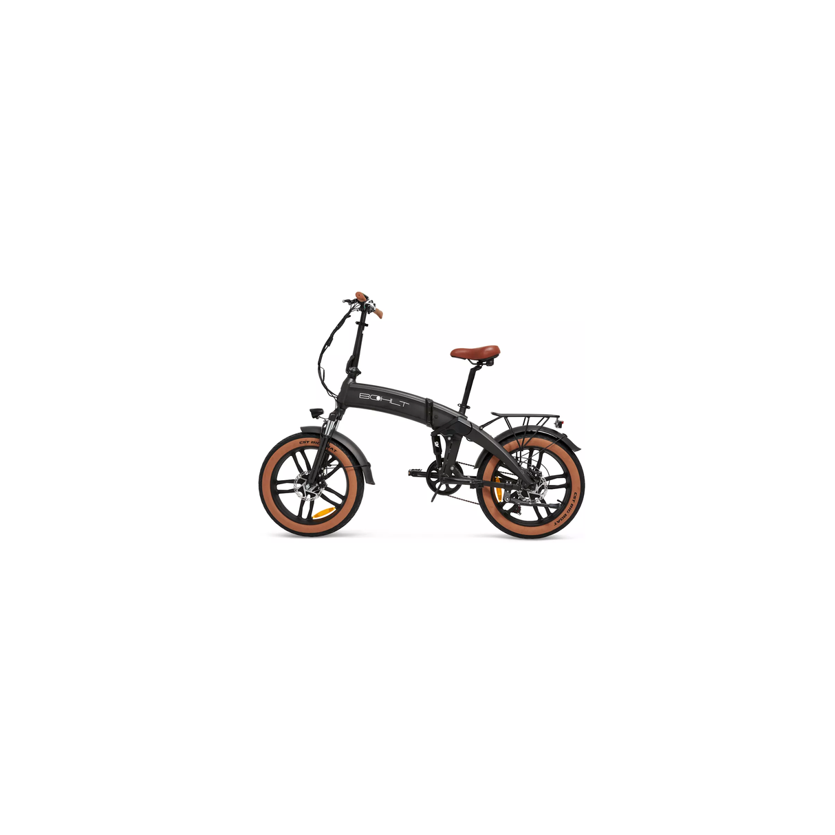 Bohlt electric folding bike fatbike f20 black