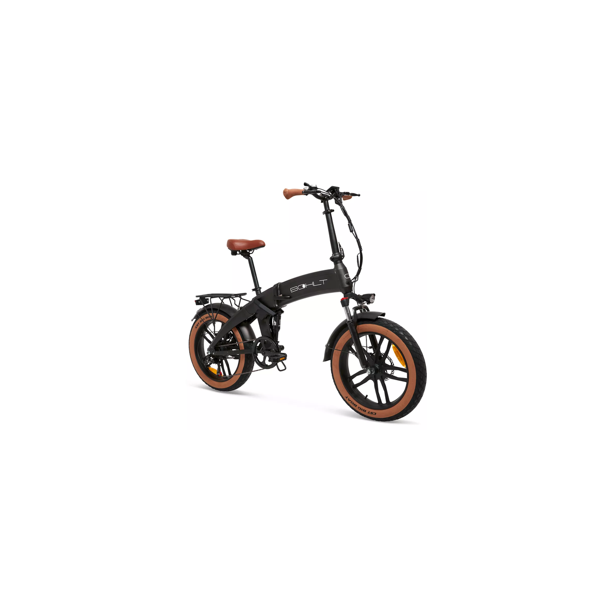Bohlt electric folding bike fatbike f20 black