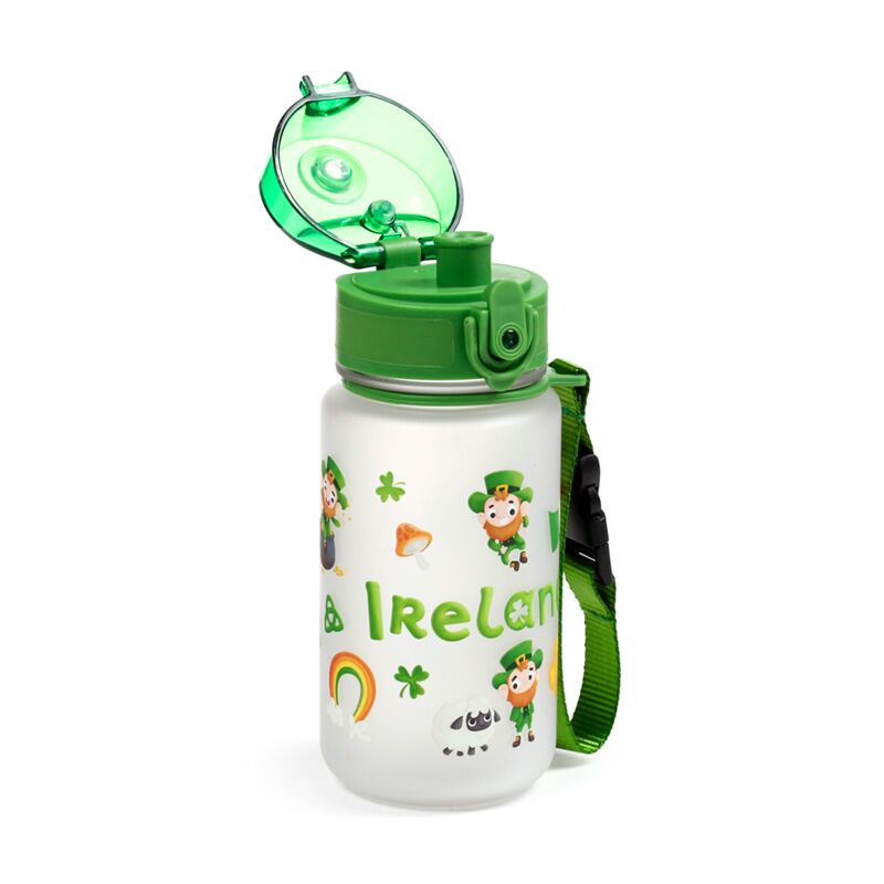 Irish lucky gnome pop top 350ml ecozen children's drinking bottle