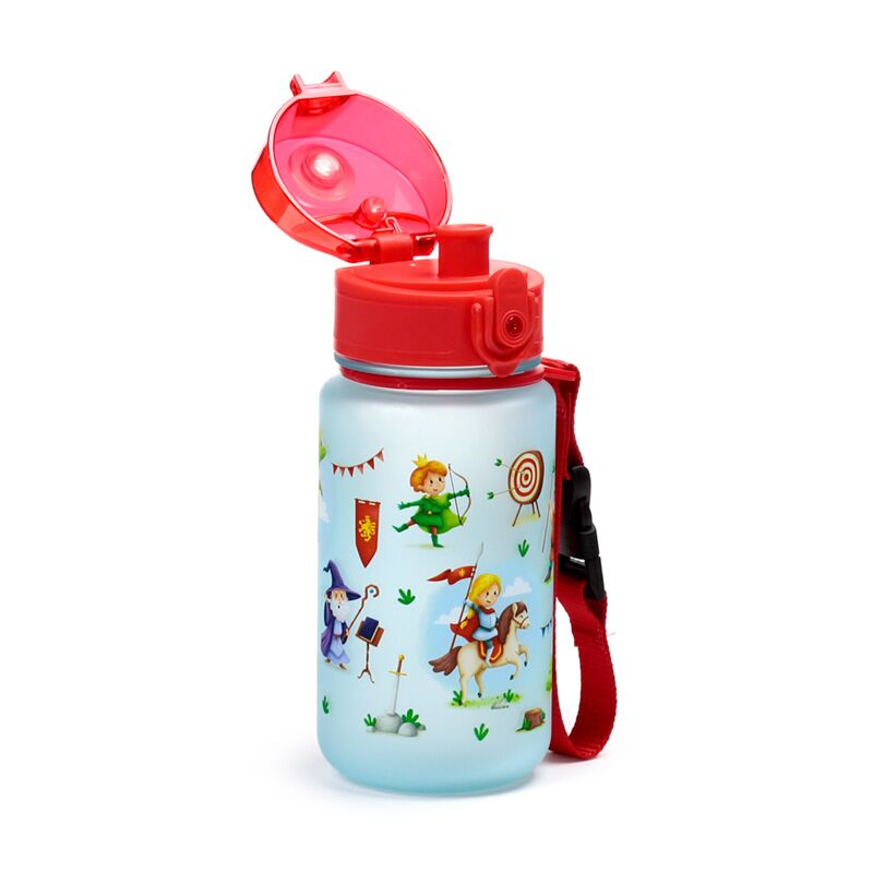 Borraccia per bambini ecozen pop top 350 ml Knights Dragons