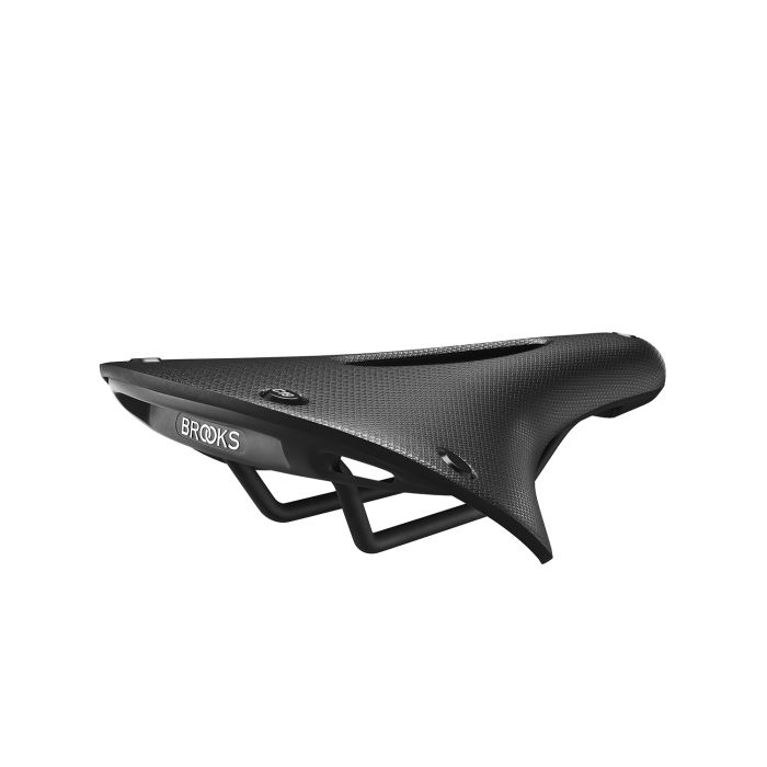 Brooks Saddle C19 Tallado Cambium todo clima negro