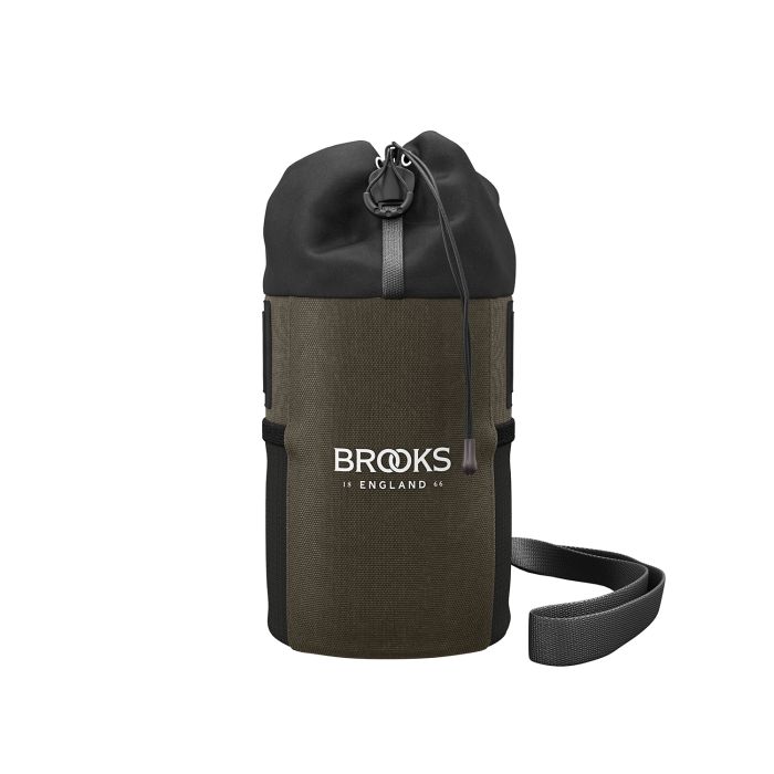 Brooks scape feed pouch (1.2l) - mud green