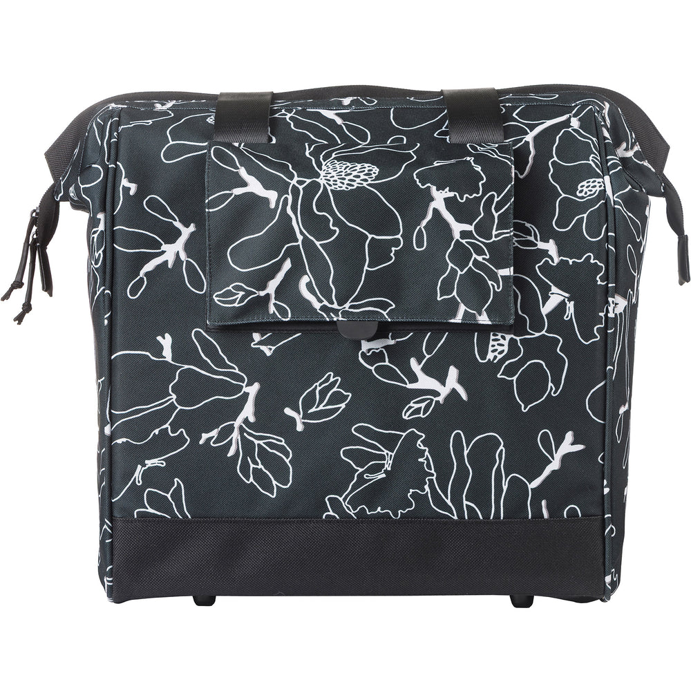 Basil shopper grand flower mik hooks 23l black