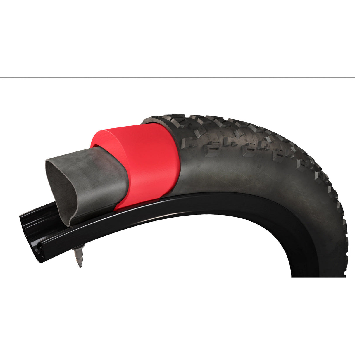 Tannus tire inlay armor 27.5x2.60-3.00 anti-puncture red