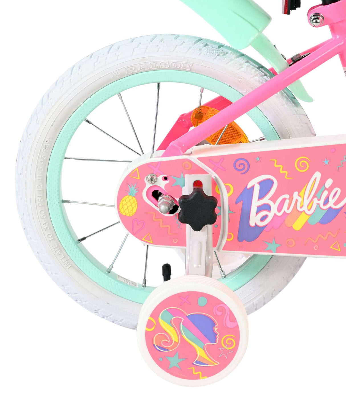 Barbie Kanner Vëlo - Meedercher - 14 Zoll - rosa