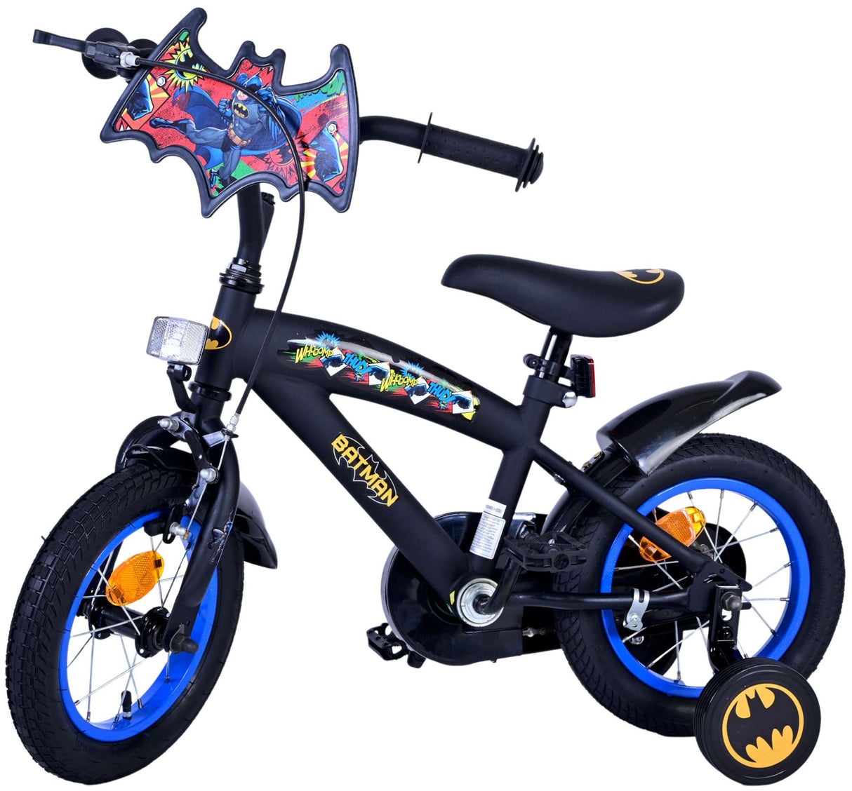 Batman kinderfiets - jongens - 12 inch - zwart