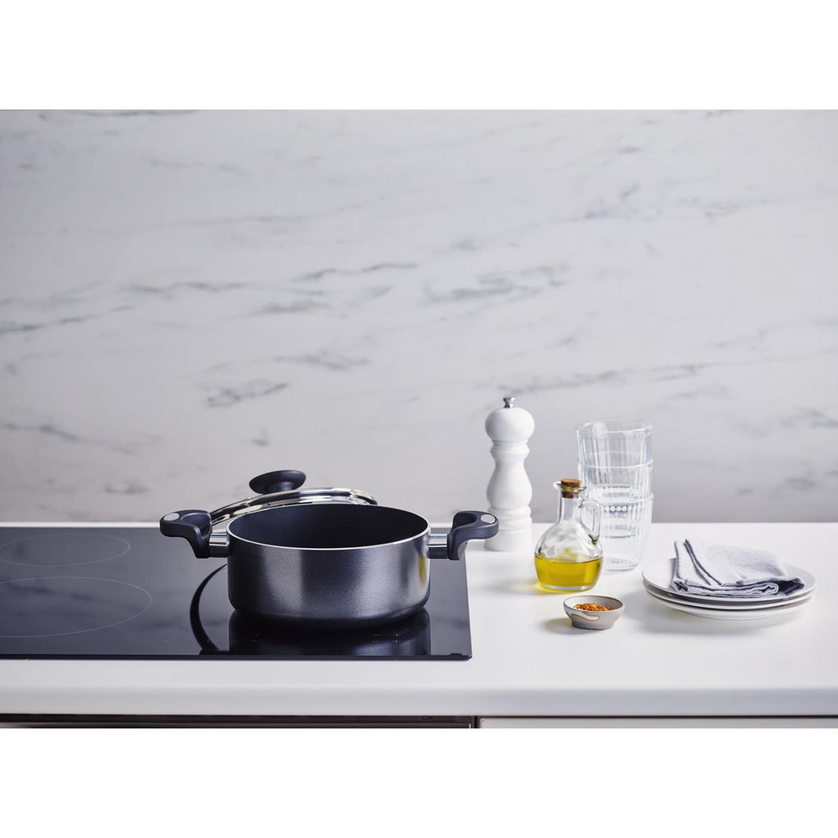 Beka pro induc saucepan with glass lid 20 cm