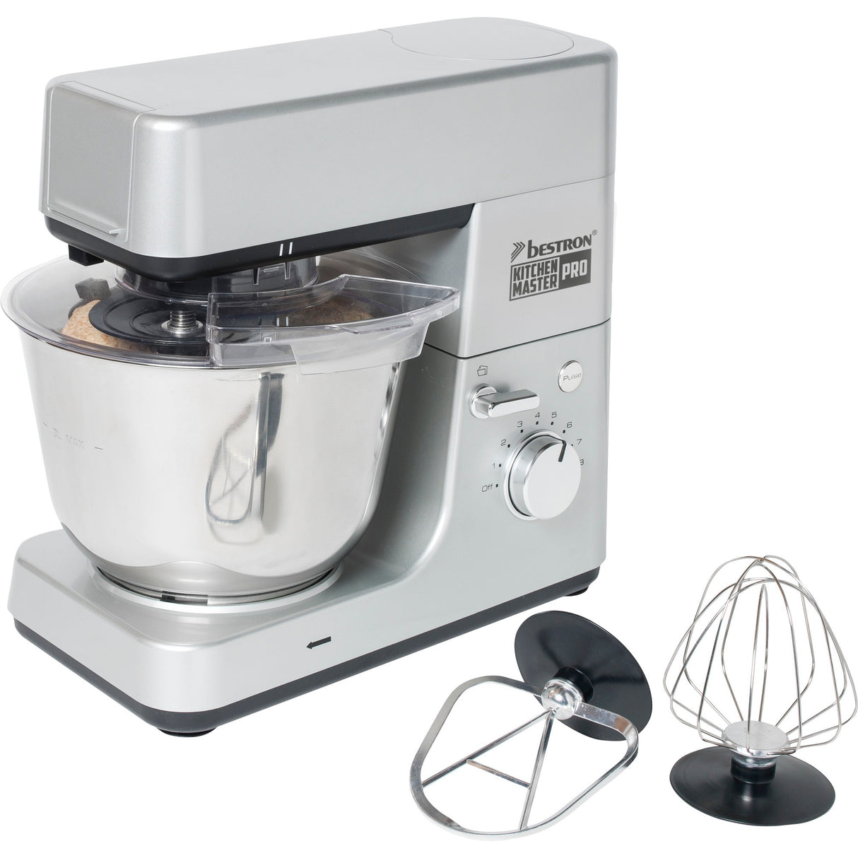Bestron AKM1600S 4-in-1 Kitchen Pro Food Processor