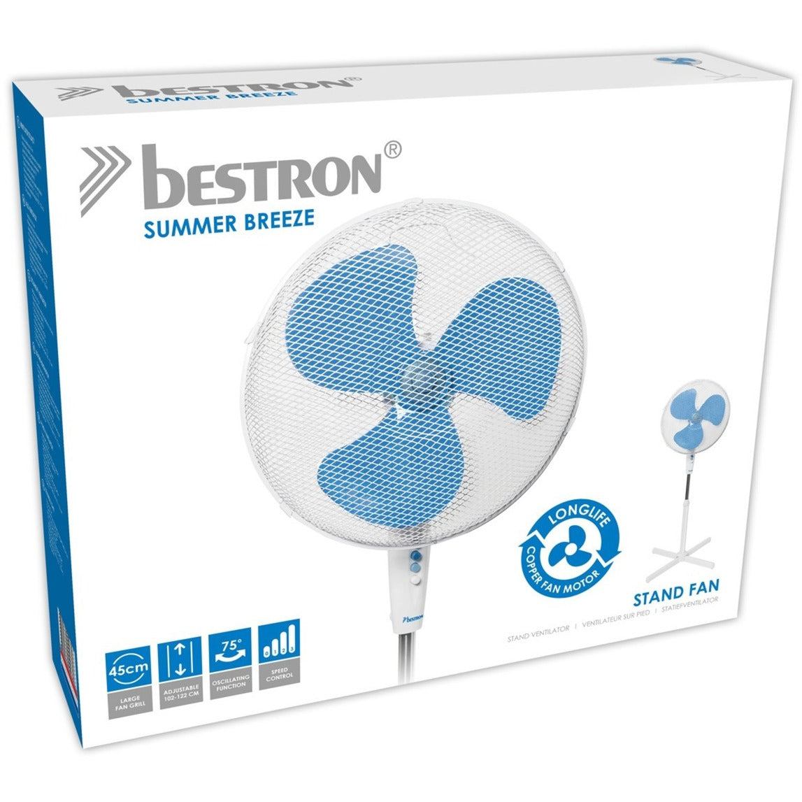 Bestron ASV45W Tripod Fan