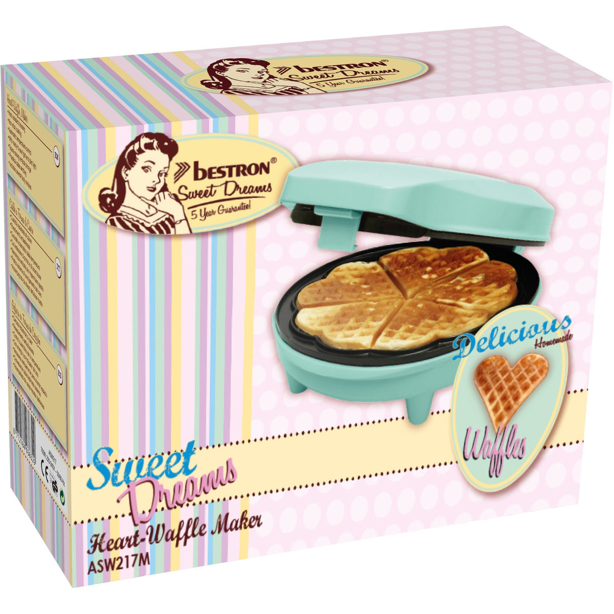 Bestron ASW217M szív gofrisütő