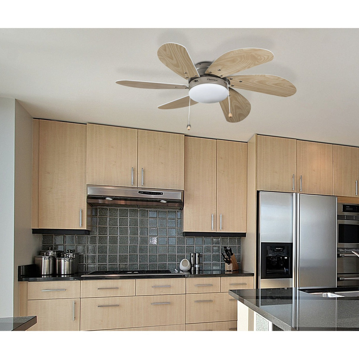 Bestron DC30T Deckenventilator mit Beleuchtung