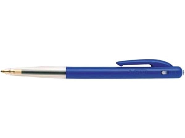 Bic balpen m10 clic, 0,4 mm, medium punt, blauw