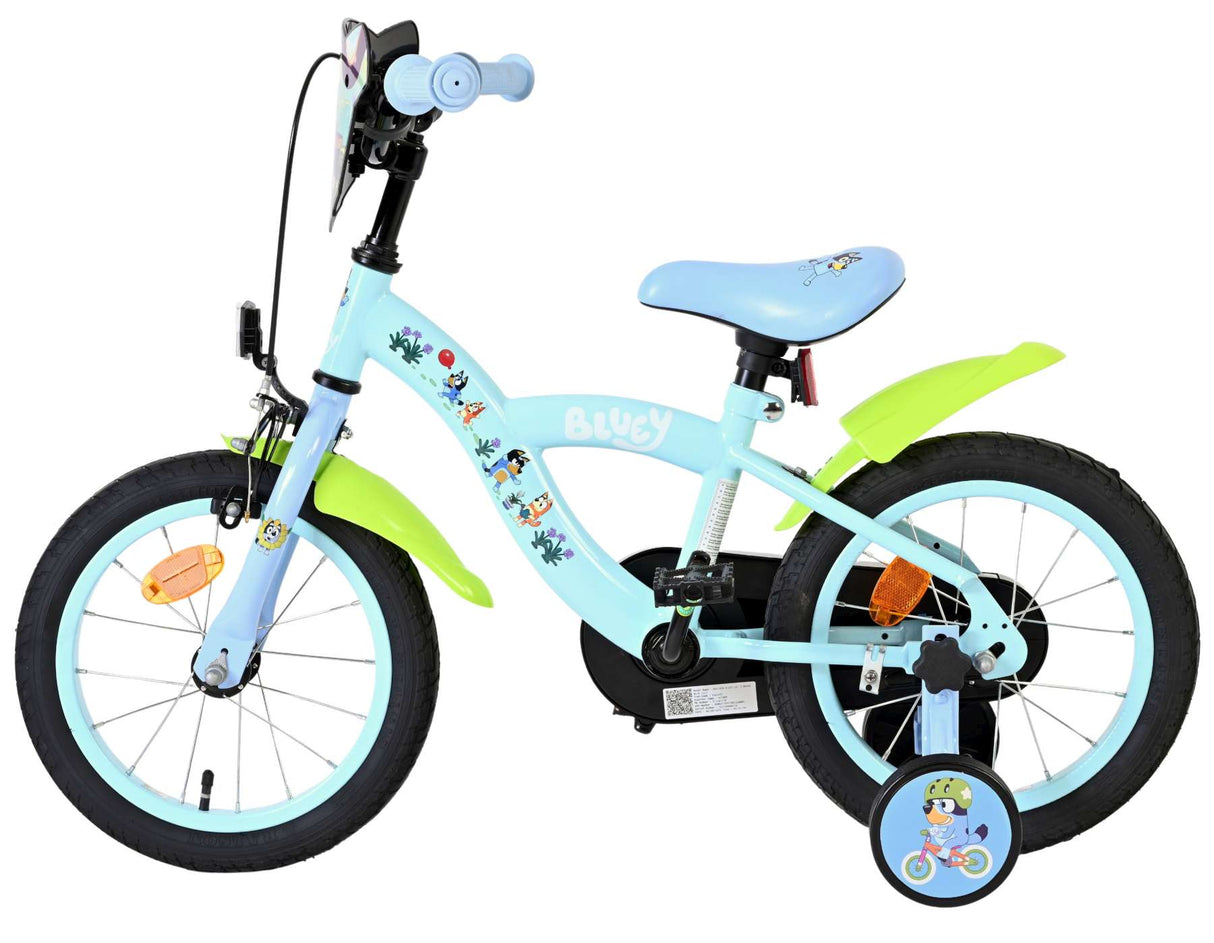 Bluey kinderfiets - 14 inch - lichtblauw