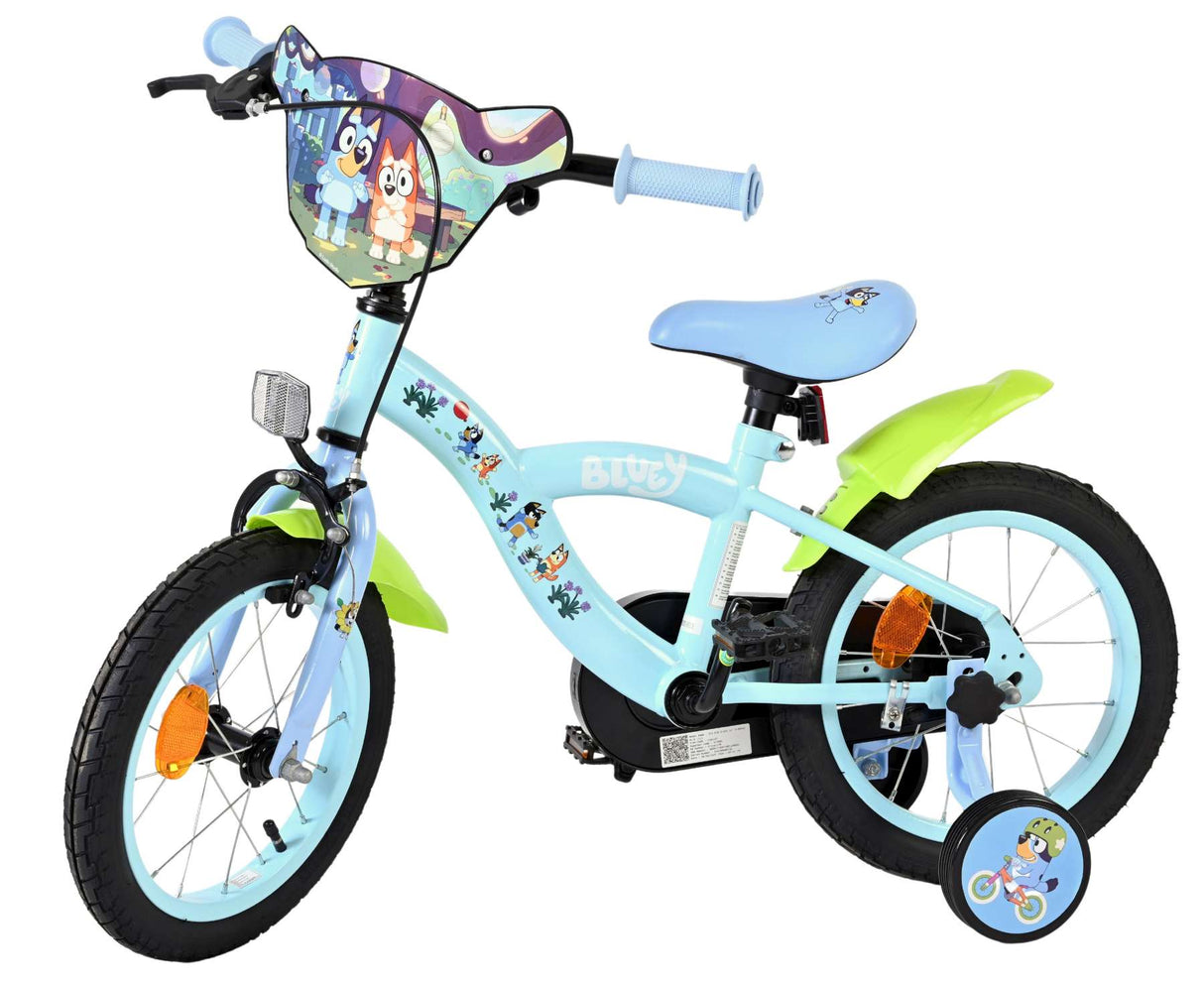 Bluey kinderfiets - 14 inch - lichtblauw