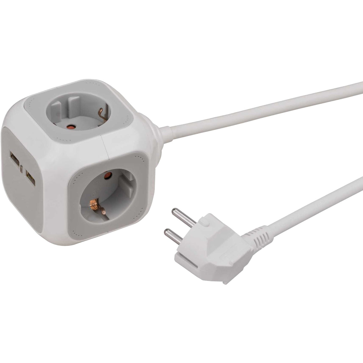 Brennenstuhl Alea-Power 2xusb-Charger + Plug 4-Time