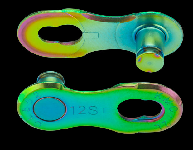 Kmc connector 12nr aurora green 2pcs card