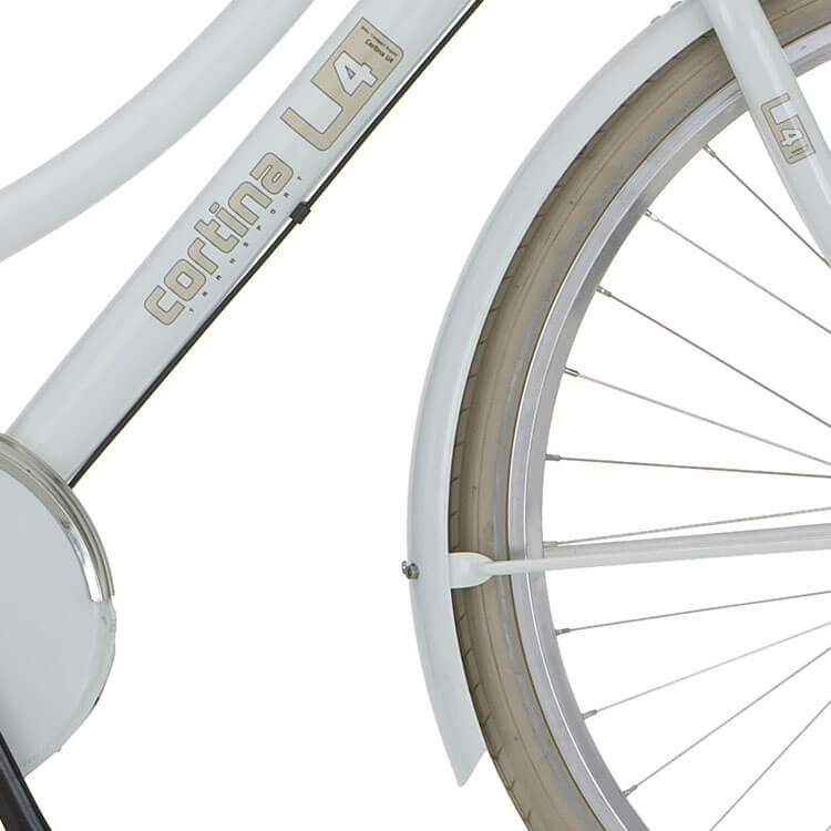 Cortina mudguard for 28 u4 snow white