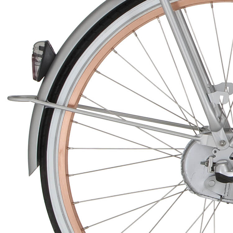 Cortina Mudguard rod rear 28 U4 bright alumina matt