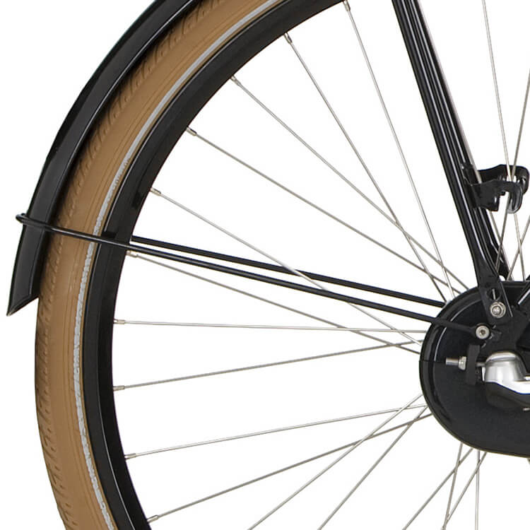 Cortina Mudguard bar rear 28 Milo sapphire black matt