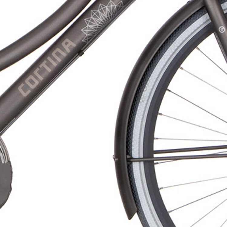 Cortina Mudguard for 28 U4 stone matt