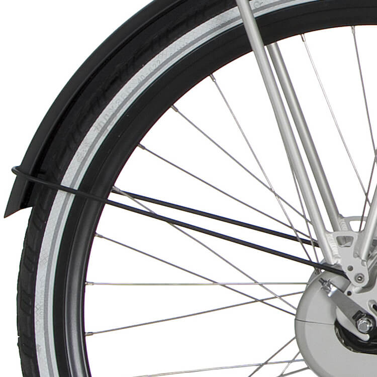 Cortina Mudguard bar rear 28 E-Wave black matt