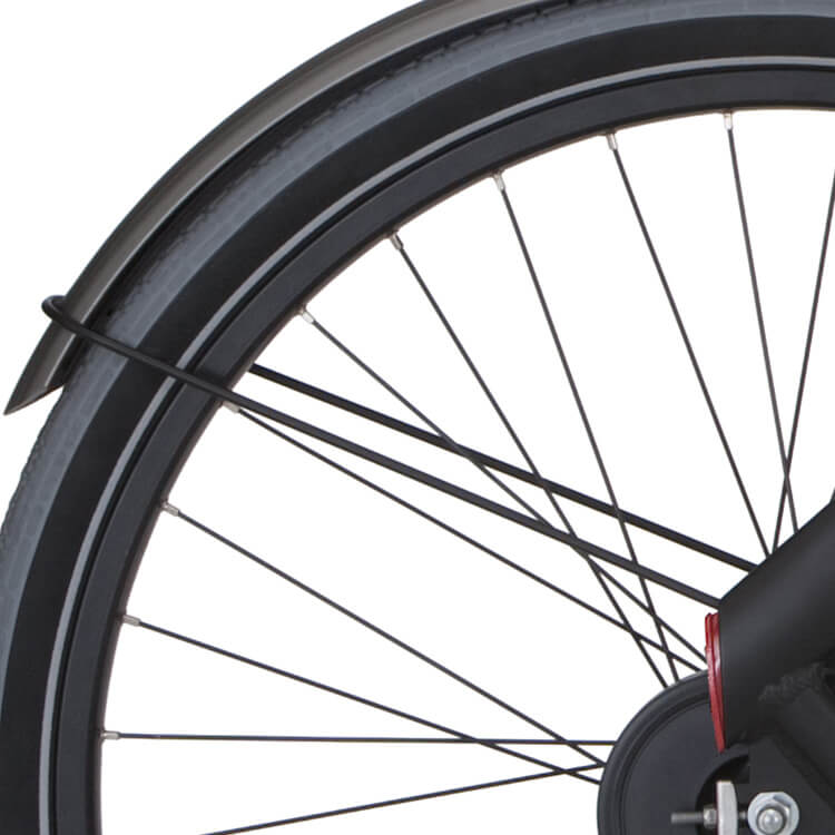 Cortina Mudguard bar rear 28 Blau shadow silver matt